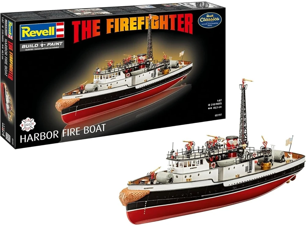 Revell gaisrininko plastikinis surenkamas modelis 1:87 (48,5 cm)