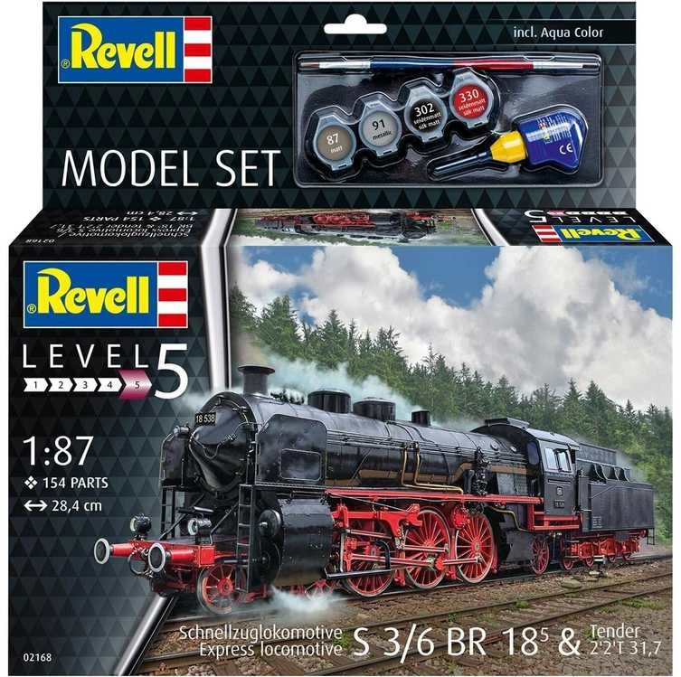 Revell garvežio S3/6 BR 18(5) su tenderiu dovanų rinkinys 1/87