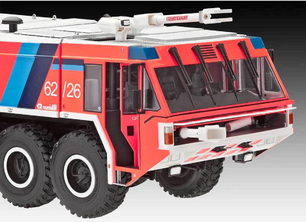 Revell GFLF Simba 8x8 gaisrinis 1/24 plastikinis modelis