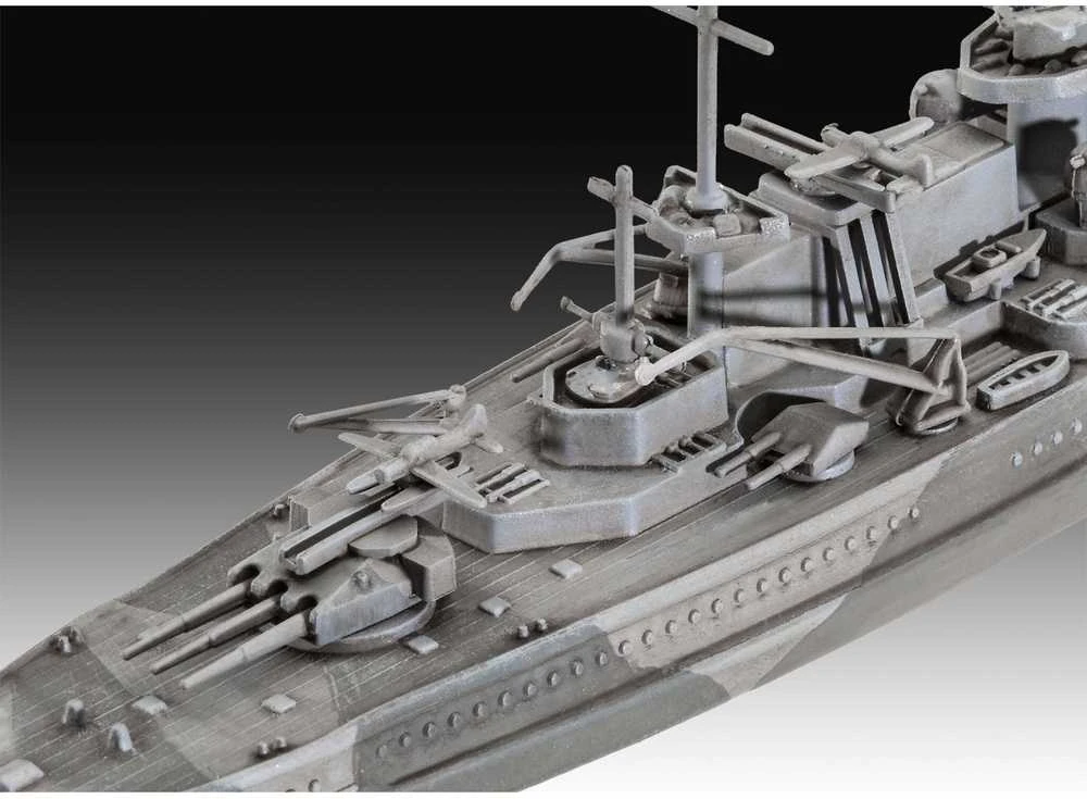 Revell Gneisenau karo laivo modelis 1:1200 dovanų rinkinys