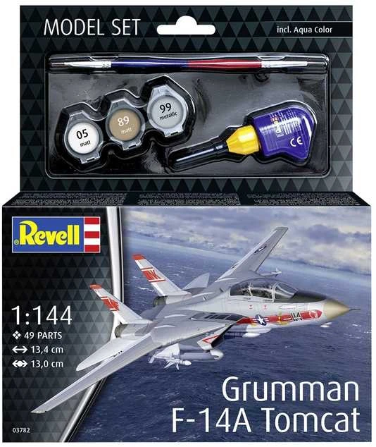 Revell Grumman F‑14A Tomcat dovanų rinkinys 1/144 su dažais ir klijais