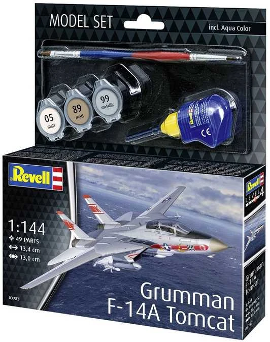 Revell Grumman F‑14A Tomcat dovanų rinkinys 1/144 su dažais ir klijais