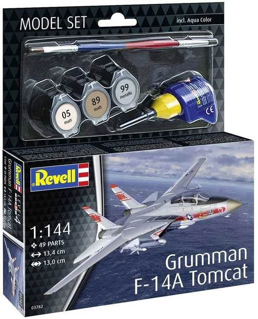 Revell Grumman F‑14A Tomcat dovanų rinkinys 1/144 su dažais ir klijais