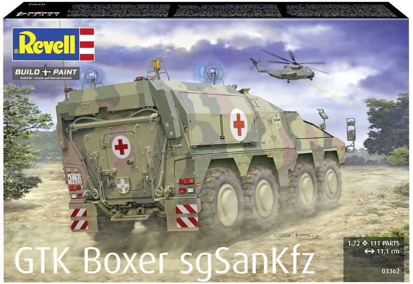Revell GTK Boxer sanitarinis šarvuotis 1/72 plastikinis rinkinys 03362