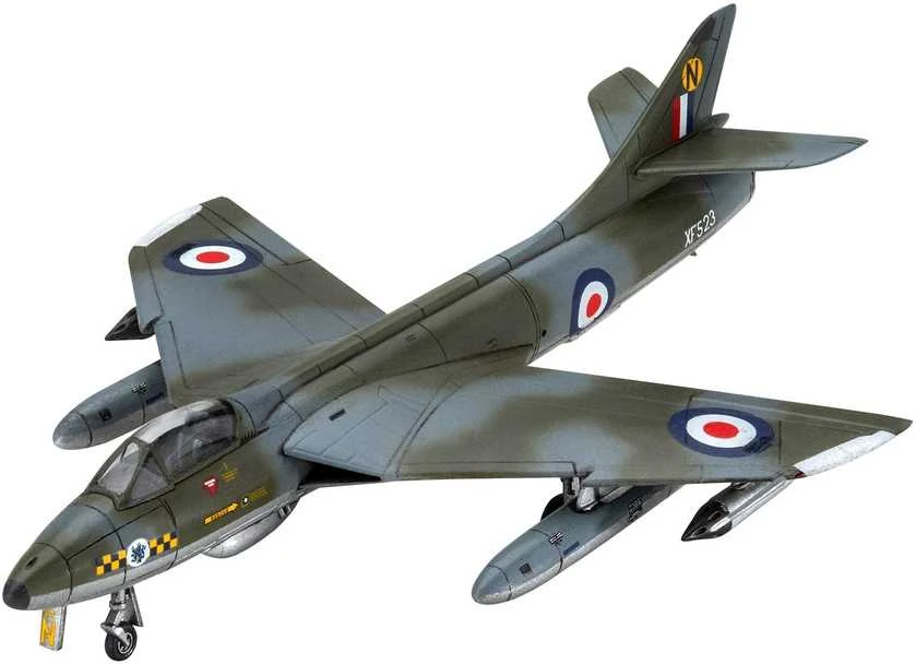 Revell Hawker Hunter FGA.9 dovanų rinkinys 1/144 su dažais ir klijais