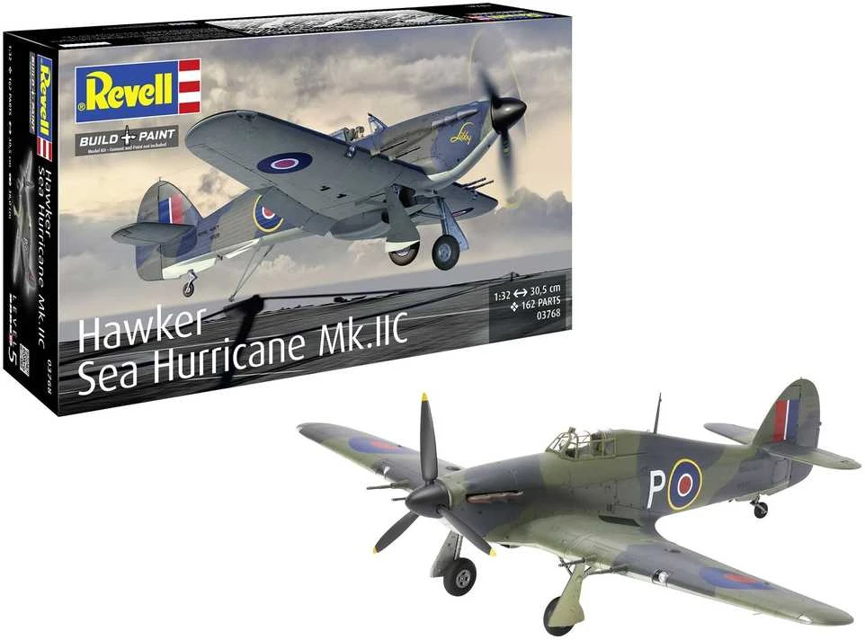 Revell Hawker Sea Hurricane Mk.IIC 1/32 plastikinis lėktuvo modelis surinkimui