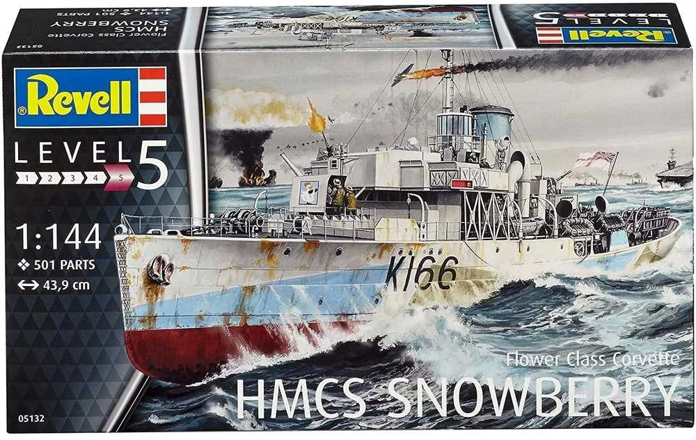 Revell – gėlių klasės Corvette HMCS Snowberry, 1/144, 05132