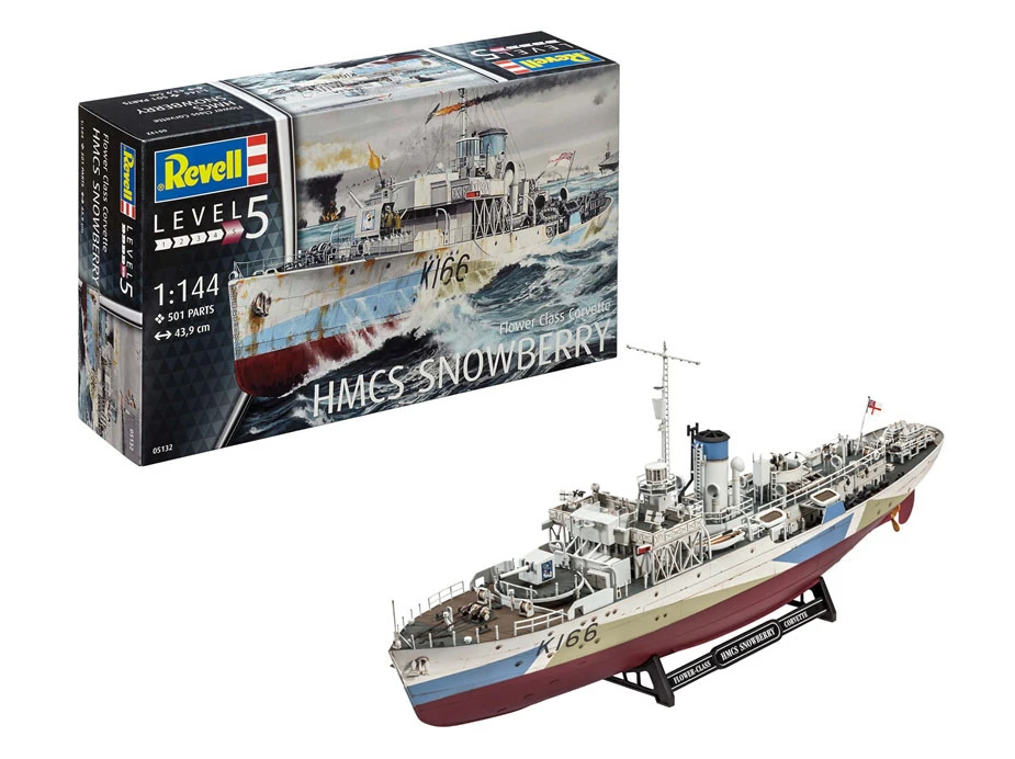 Revell – gėlių klasės Corvette HMCS Snowberry, 1/144, 05132