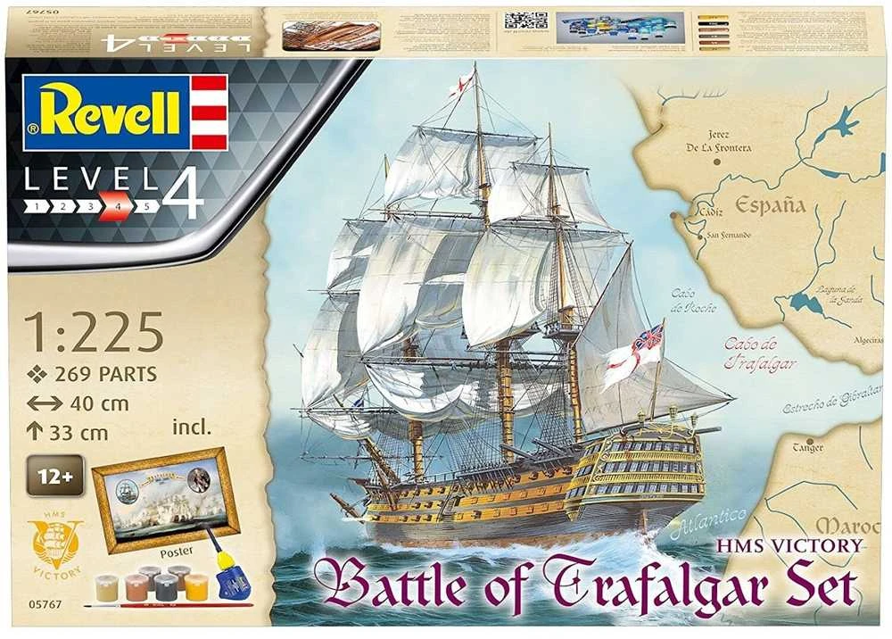 Revell HMS Victory Trafalgar plastikinis dovanų rinkinys 1:225
