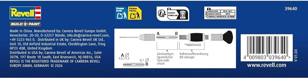 Revell Hobby Tool Kit Pro modeliavimo įrankių rinkinys 39640