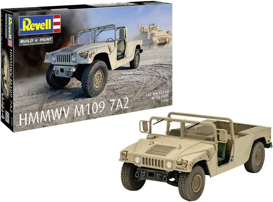 Revell Hummer HMMWV M1097A2 1/35 plastikinis surinkimo rinkinys