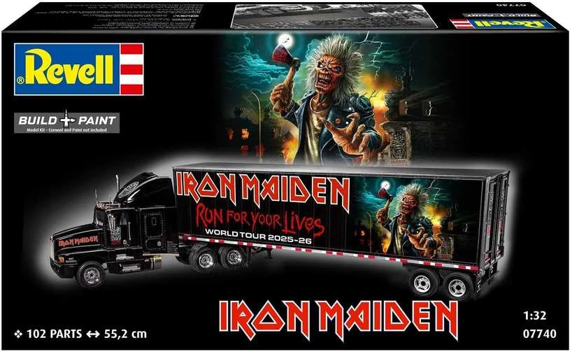 Revell Iron Maiden 50th Tour Truck plastikinis modelis 1/32