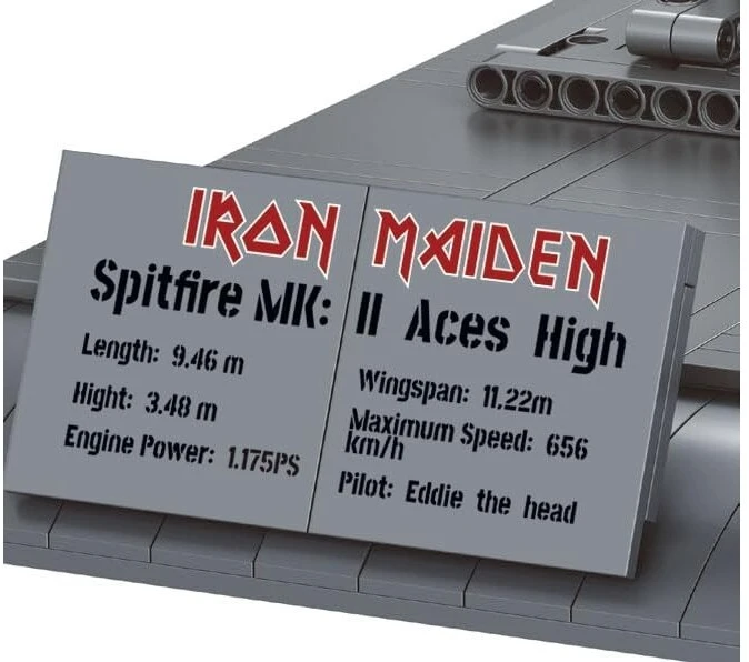 Revell Iron Maiden Spitfire Mk.II 1:18 konstruktorius – 2802 det., 18+