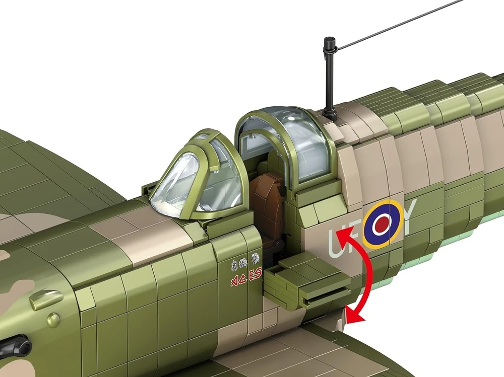 Revell Iron Maiden Spitfire Mk.II 1:18 konstruktorius – 2802 det., 18+