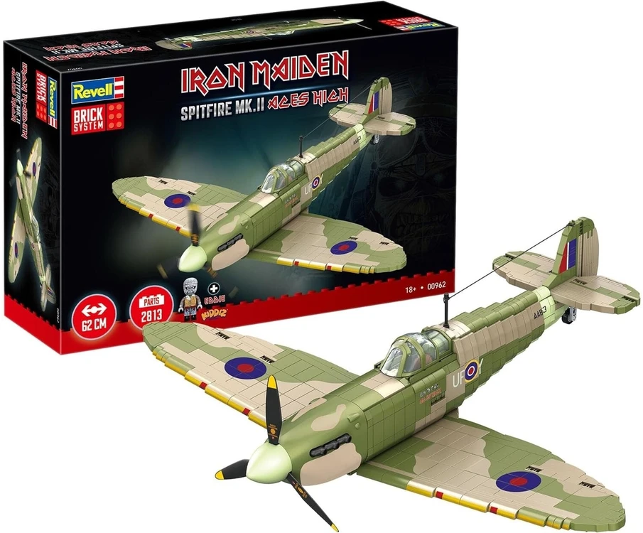 Revell Iron Maiden Spitfire Mk.II 1:18 konstruktorius – 2802 det., 18+