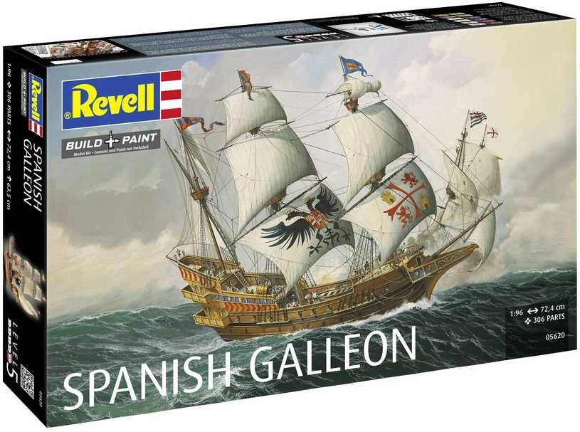 Revell Ispaniškas galeonas 1:96 plastikinis laivo modelis 72,4 cm 05620
