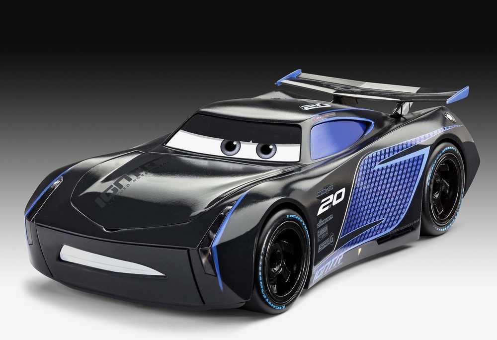 Revell Jackson Storm Disney Cars 1/20 – surenkamas, šviesos ir garsas