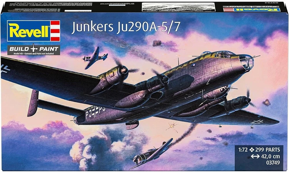Revell Junkers Ju290A-5/7 Seeadler 1/72 plastikinis lėktuvo modelis