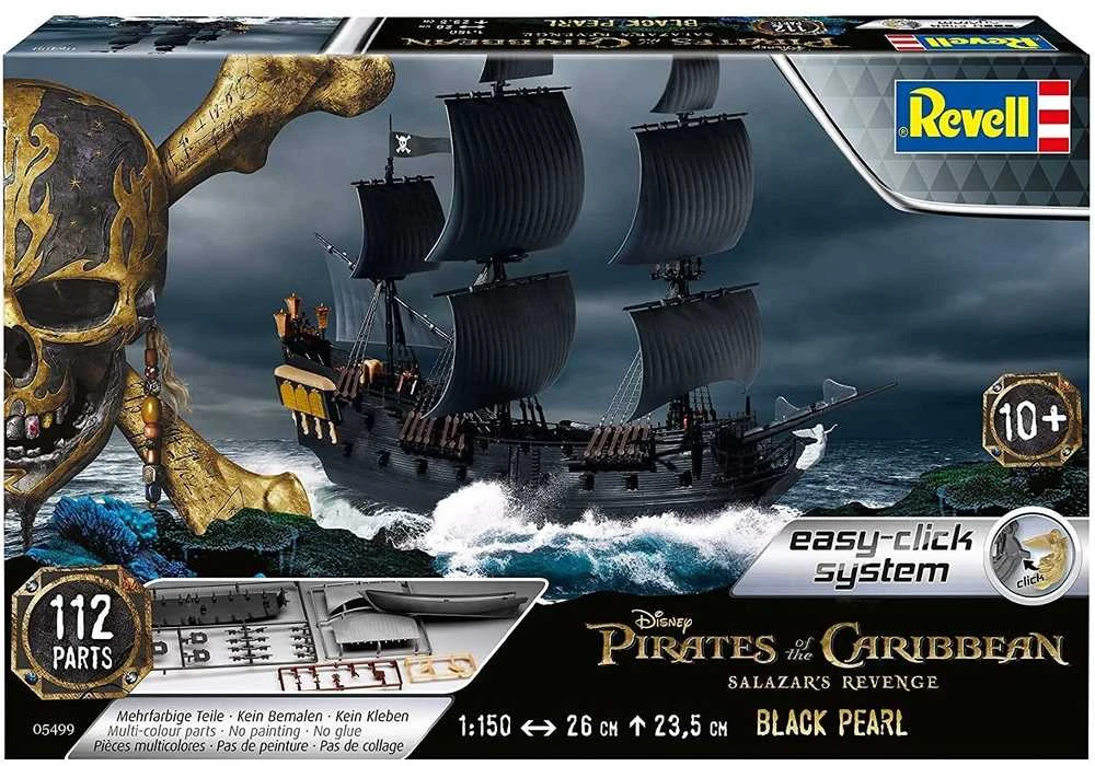 Revell - Juodas Pearl (lengvas paspaudimas), 1/150, 05499