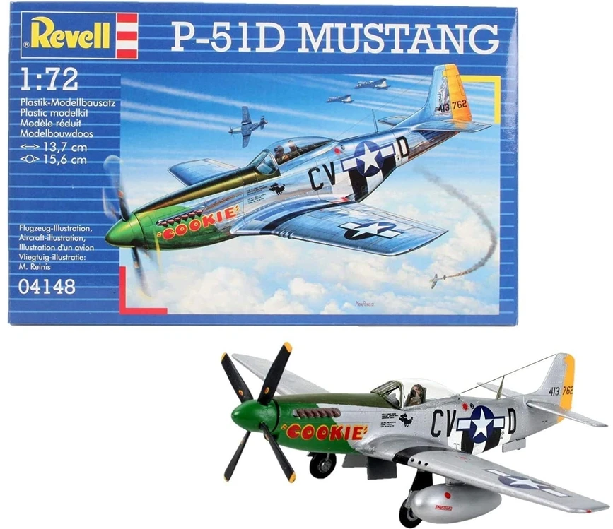 Revell – P-51D Mustang, 1/72, 04148