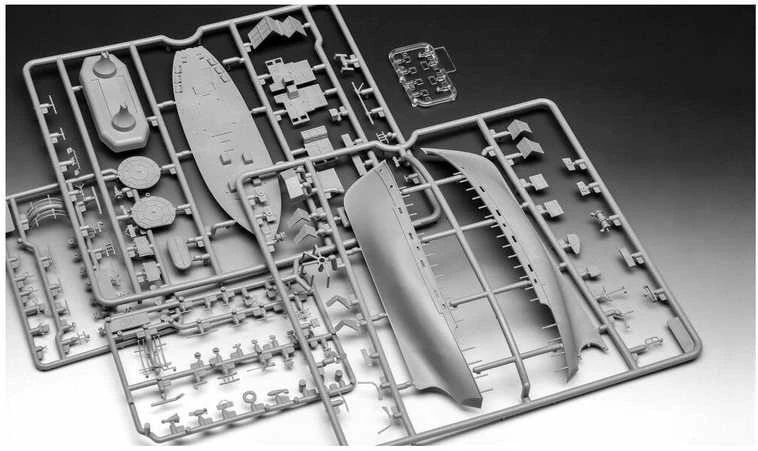 Revell KFK Kriegsfischkutter 1:144 surenkamas plastikinis laivo modelis 05242