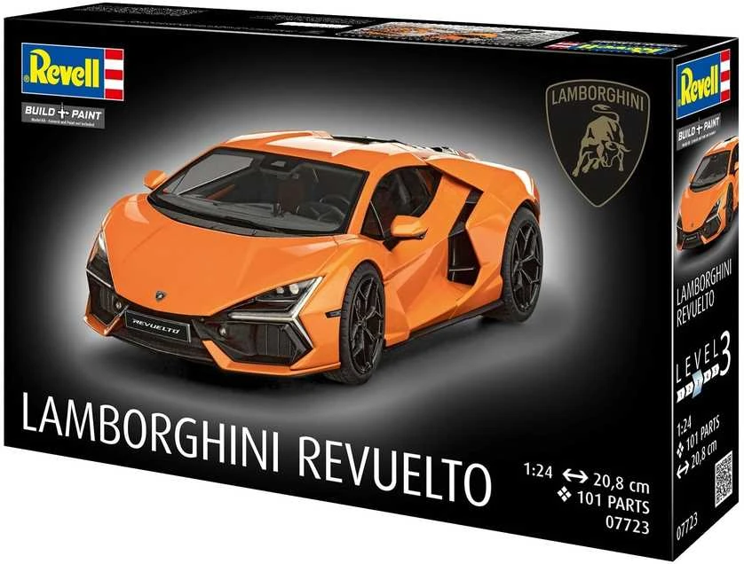 Revell Lamborghini Revuelto 1:24 plastikinis surenkamas modelis