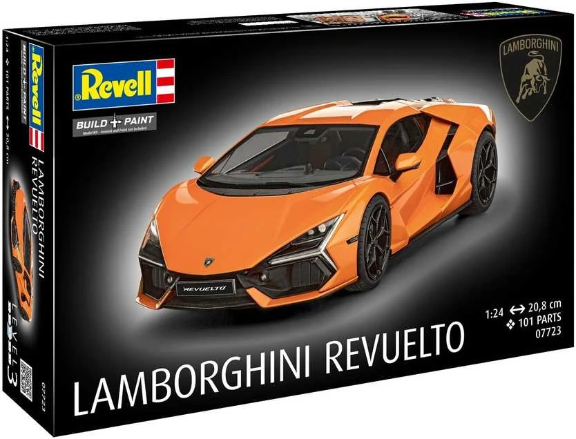 Revell Lamborghini Revuelto 1:24 plastikinis surenkamas modelis