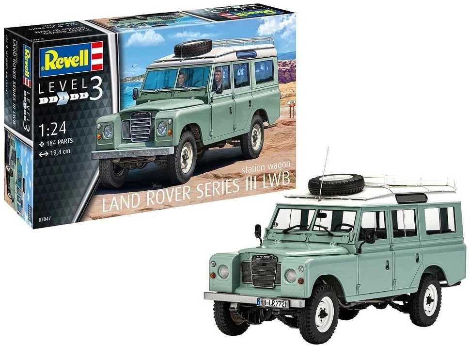 Revell Land Rover Series III 1/24 plastikinis surenkamas modelis 07047