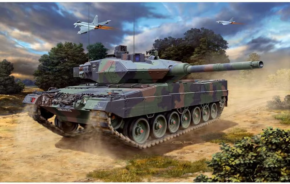 Revell Plastikinis modelis Leopard 2A6/A6M 1:72, rudas