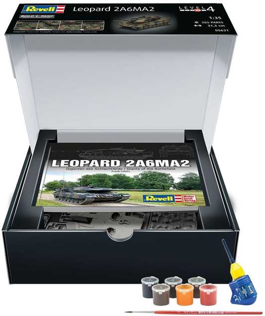 Revell Leopard 2A6MA2 1/35 dovanų rinkinys „70 metų Bundeswehr“
