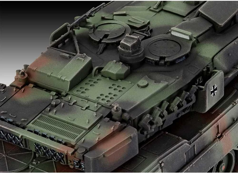 Revell Leopard 2A7V tanko modelis 1/72 – plastikinis surinkimo rinkinys
