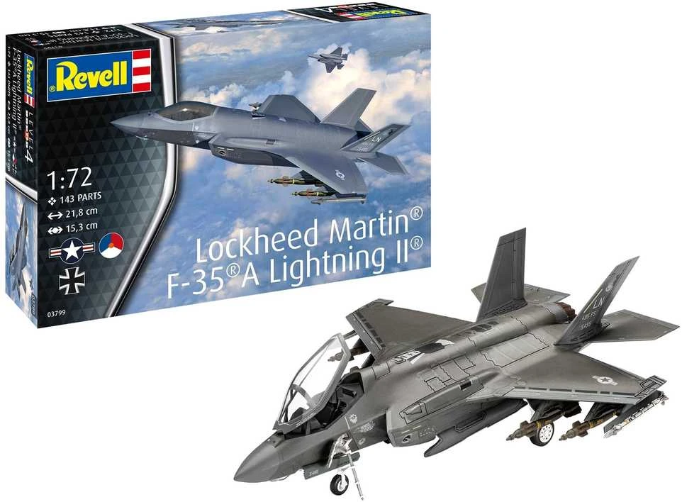 Revell Lockheed Martin F-35A Lightning II plastikinis modelis 1/72