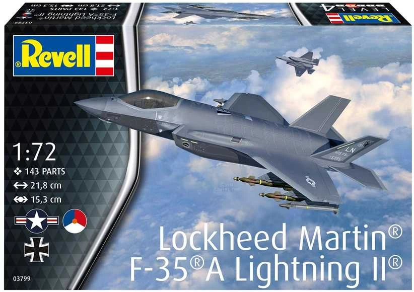 Revell Lockheed Martin F-35A Lightning II plastikinis modelis 1/72