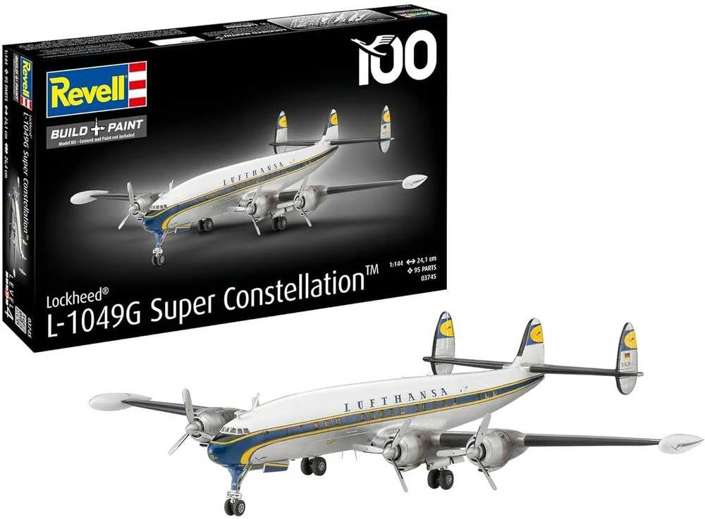 Revell Lockheed Super Constellation Lufthansa lėktuvas 1/144