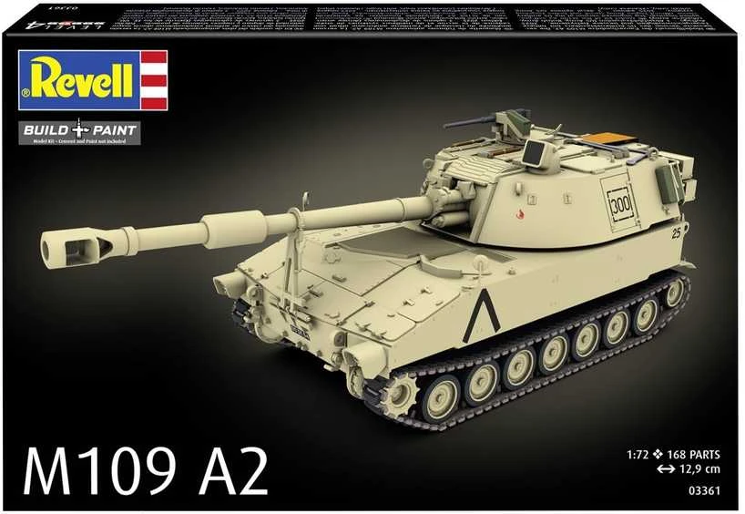 Revell M109A2 savaeigė haubica, 1:72 plastikinis rinkinys (03361)