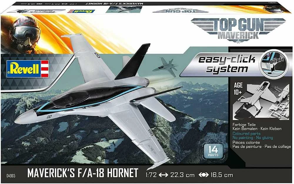 Revell Mavericks F/A Hornet "Top Gun" - PLASTIKINIS modeliavimo rinkinys