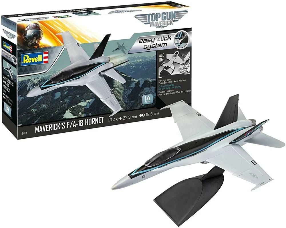 Revell Mavericks F/A Hornet "Top Gun" - PLASTIKINIS modeliavimo rinkinys