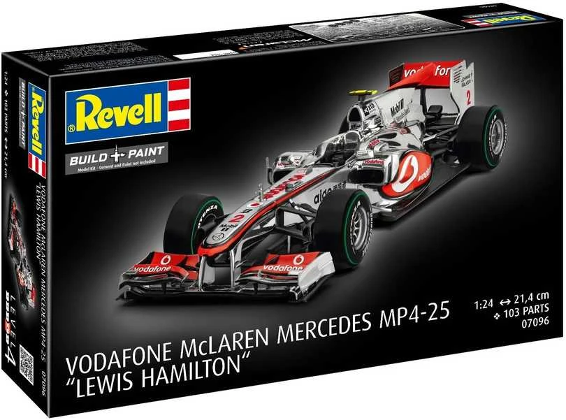 Revell McLaren Mercedes F1 MP4-25 Lewis Hamilton 1:24 surinkimo rinkinys