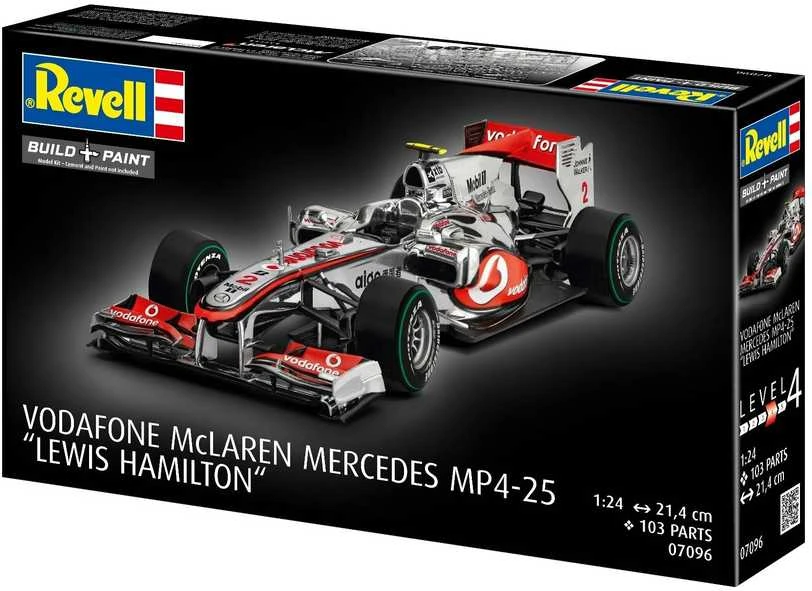 Revell McLaren Mercedes F1 MP4-25 Lewis Hamilton 1:24 surinkimo rinkinys