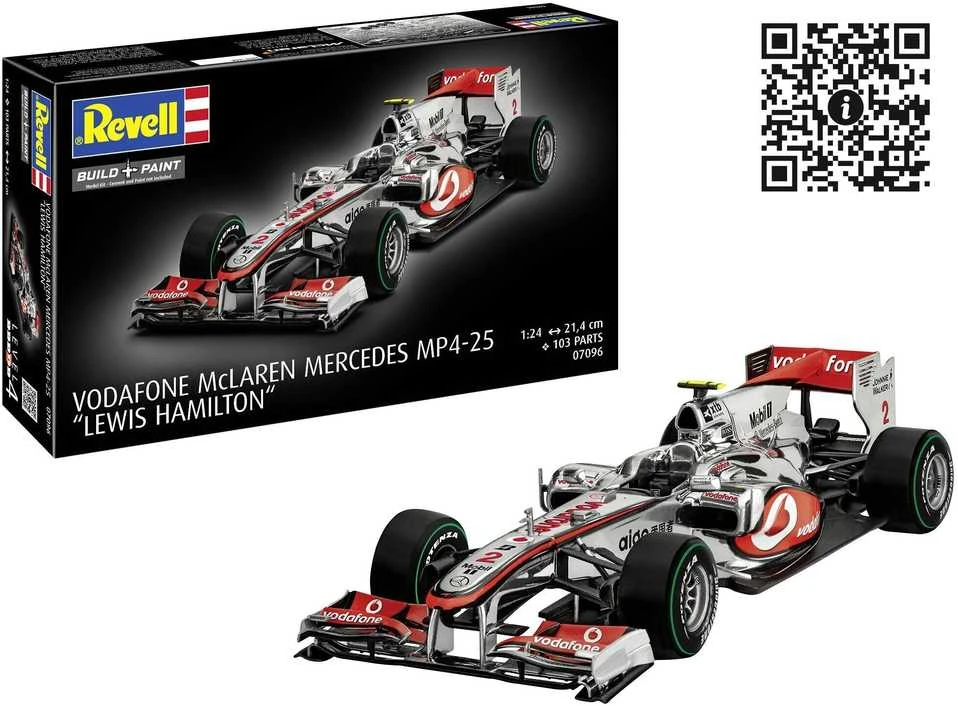 Revell McLaren Mercedes F1 MP4-25 Lewis Hamilton 1:24 surinkimo rinkinys