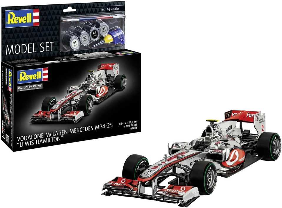 Revell McLaren Mercedes MP4-25 Lewis Hamilton F1 rinkinys 1/24