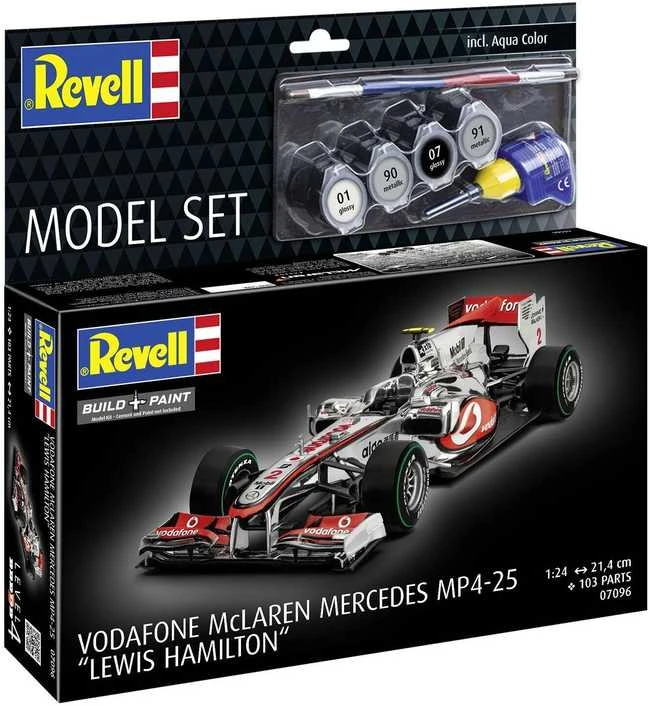 Revell McLaren Mercedes MP4-25 Lewis Hamilton F1 rinkinys 1/24