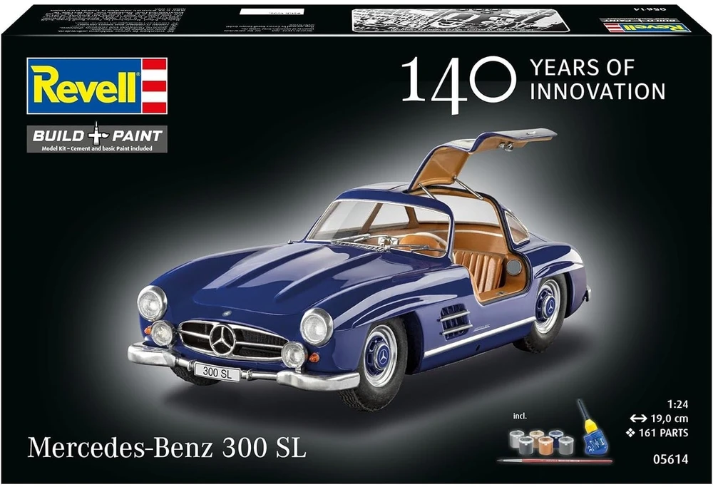 Revell Mercedes-Benz 300 SL 1/24 plastikinio modelio dovanų komplektas