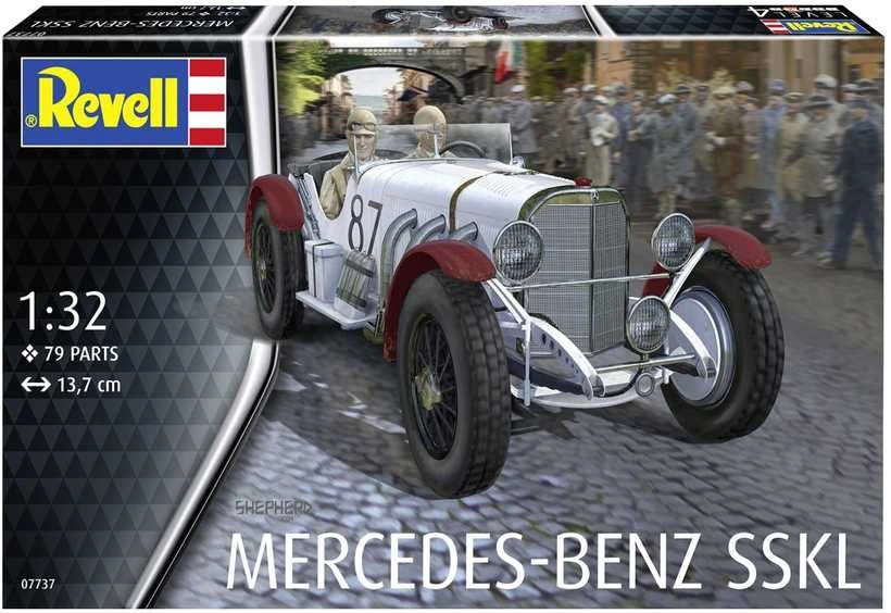 Revell Mercedes-Benz SSKL mastelis 1:32 plastikinis surinkimo rinkinys (07737)