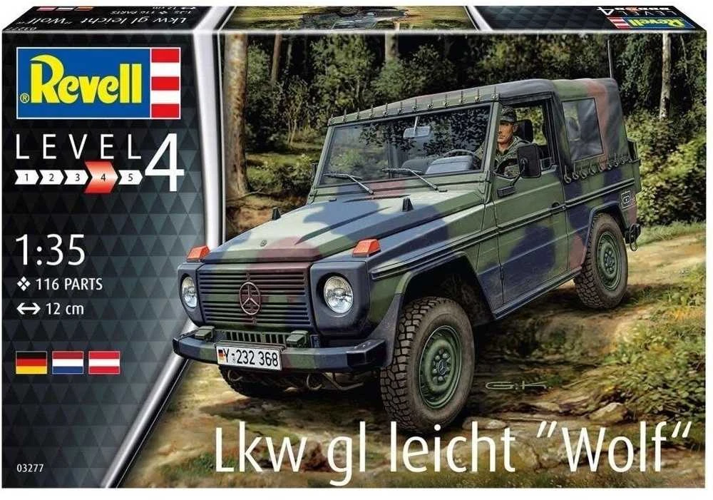 Revell Mercedes-Benz Wolf 1/35 surenkamas modelis dovanų rinkinys