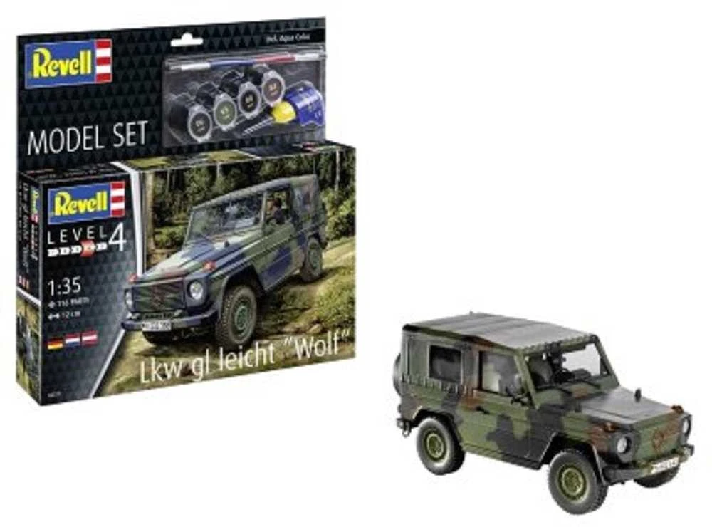 Revell Mercedes-Benz Wolf 1/35 surenkamas modelis dovanų rinkinys