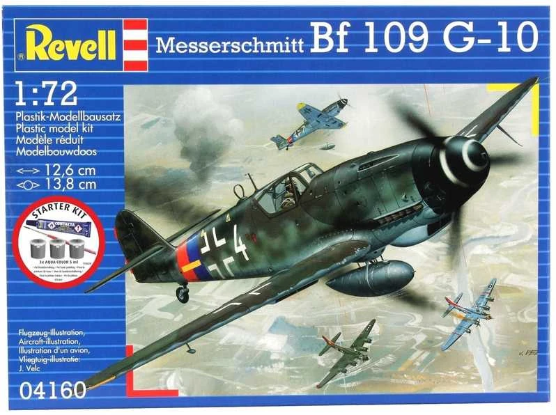 Revell Messerschmitt Bf-109 plastikinis dovanų rinkinys 1/72