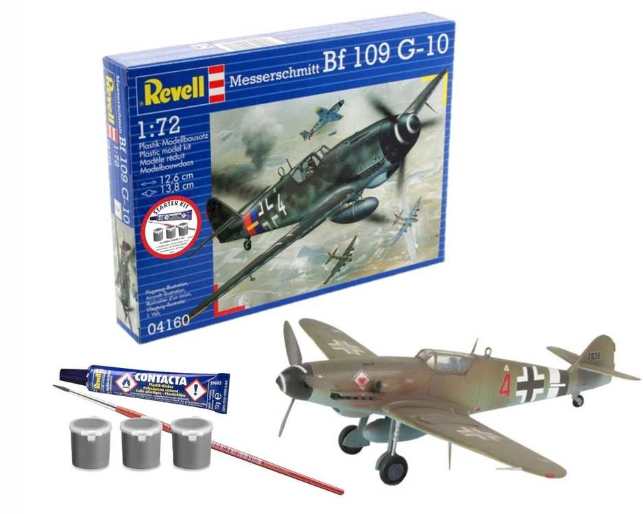 Revell Messerschmitt Bf-109 plastikinis dovanų rinkinys 1/72
