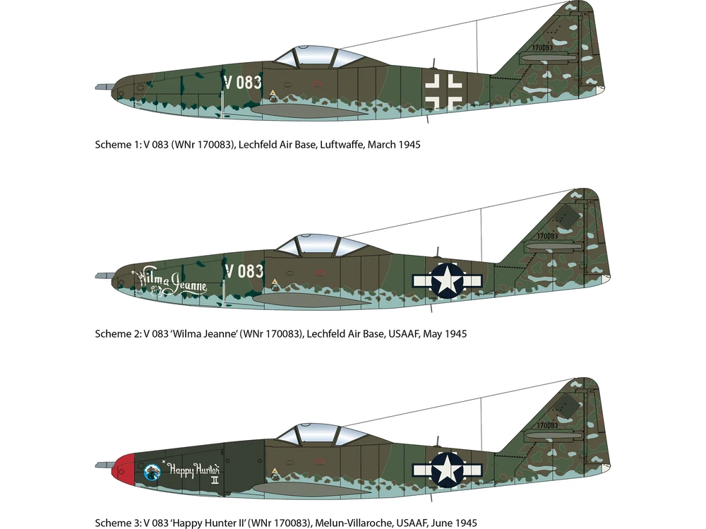 Revell Messerschmitt Me 262A-1a/U4 surenkamas lėktuvo modelis 1/32, 39,8 cm