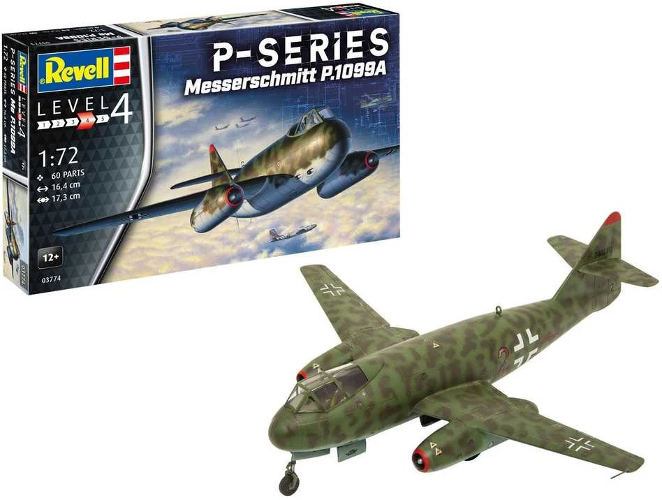 Revell Messerschmitt P.1099A P-Series 1/72 surenkamas modelis 03774